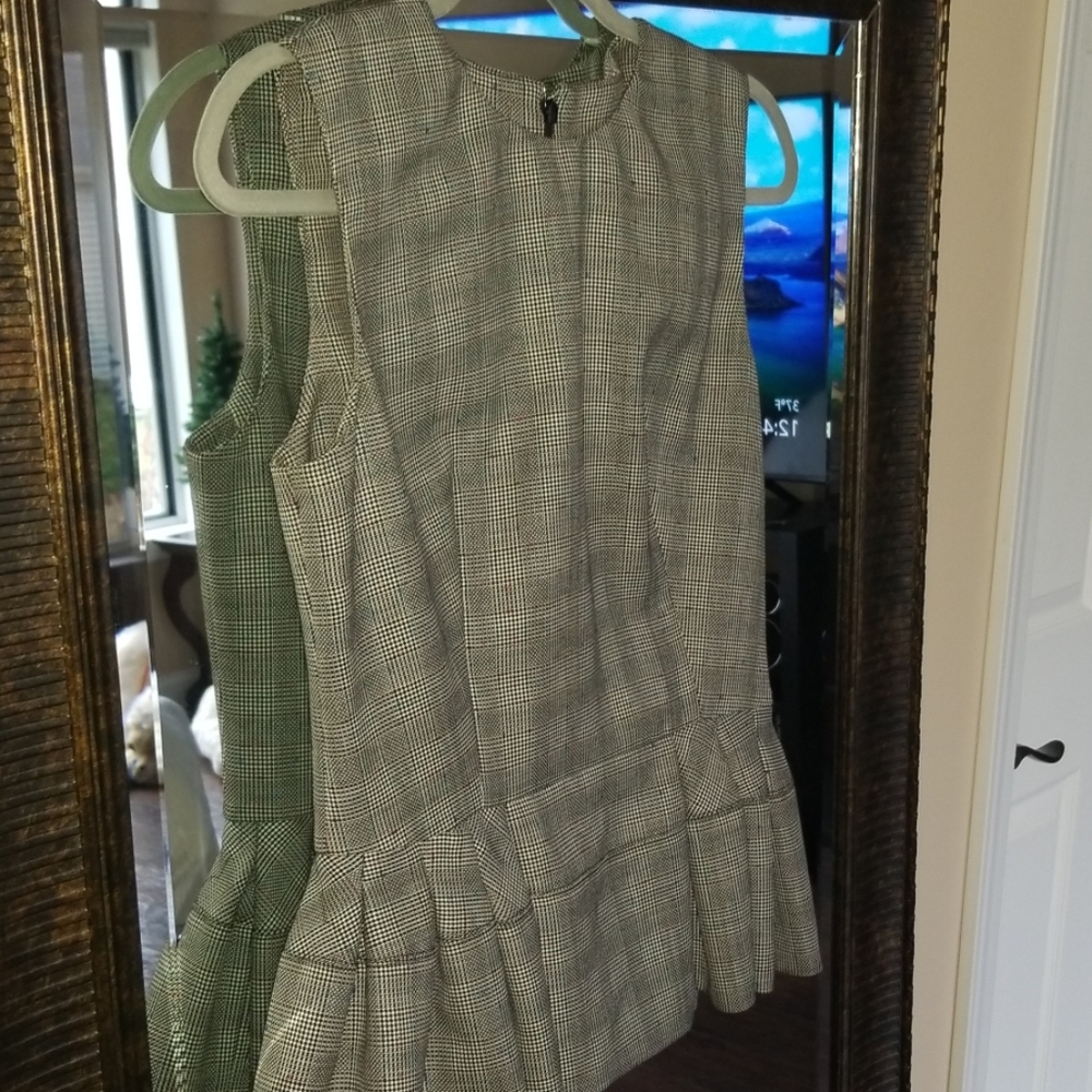 Alexander McQueen prince of Wales peplum top